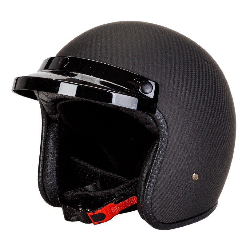 Kask z czystego włókna węglowego wykonany ręcznie Kask z włókna węglowego_voghion.com