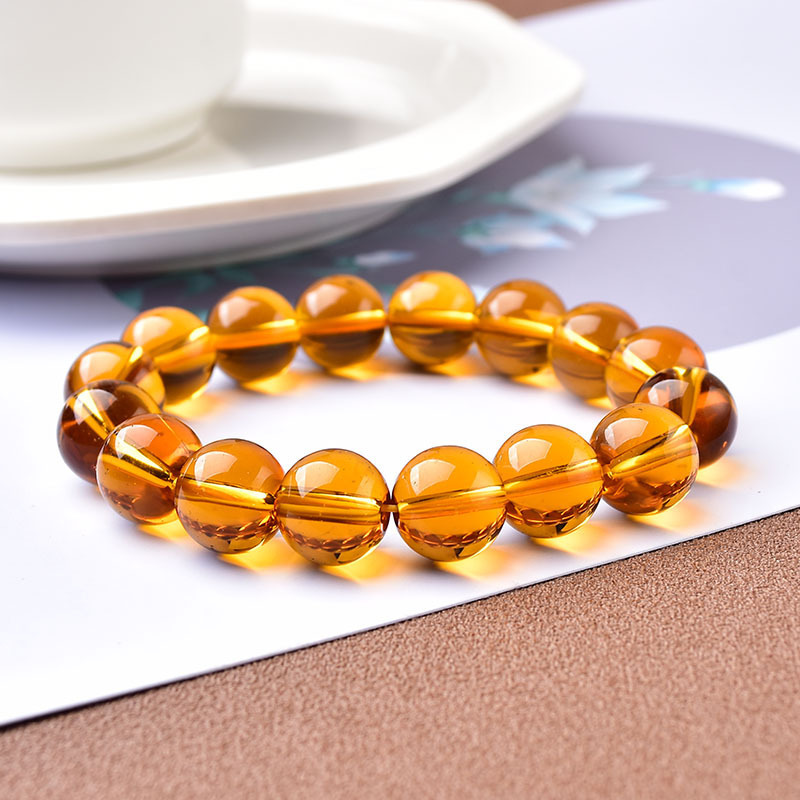 Imitation Natural Brazilian Citrine Bracelet for Women, Natural Gemstone, Violent Yellow, Men and Women, Fortune Transfer, Dark Yellow Couple Bracelet Imitation Natural Brazilian Citrine Bracelet for Women, Natural Gemstone, Violent Yellow, Men and Women, Fortune Transfer, Dark Yellow Couple Bracelet