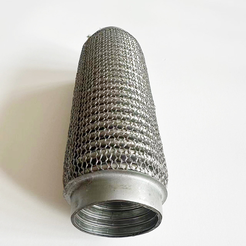 Automobile bellows soft connection automobile three-way catalytic converter exhaust hose shock absorption stainless steel muffler soft net