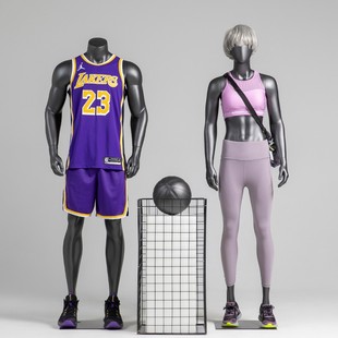 Clothing Store Mannequin Window Props Women's Clothing Store Full-Body Human Motion Male Mannequin Stand Dummy Display Rack