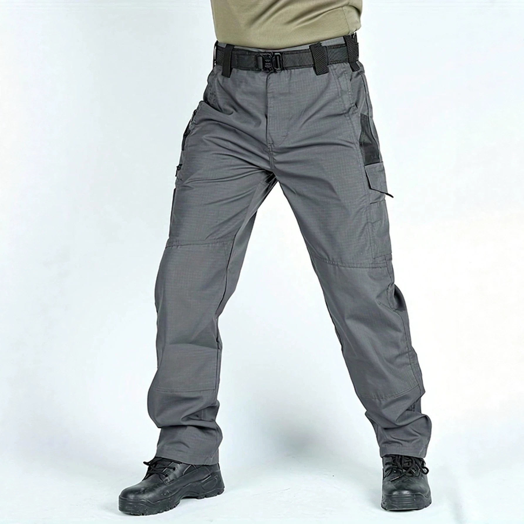 2026 Amazon Men's Summer Tactical Pants Versatile Multi-Pocket Quick-Dry Simple Military-Style Durable Work Pants Wholesale