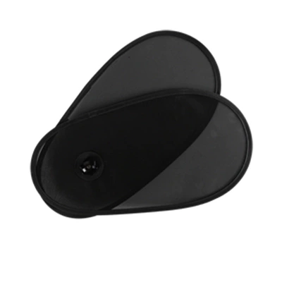 Car sunshade suction cup adjustable universal side window sunshade screen mesh sun protection and heat insulation car sun side shield (Sun shade) - black