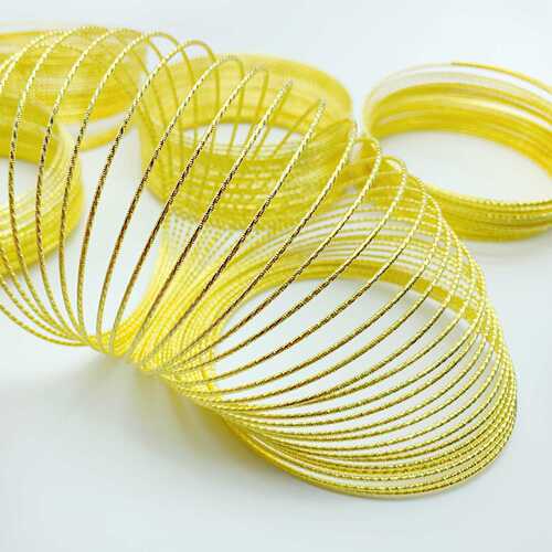 DIY jewelry accessories, gold-plated and color-protected car accessories, 1.2mm wire diameter flowered loop car charm holder