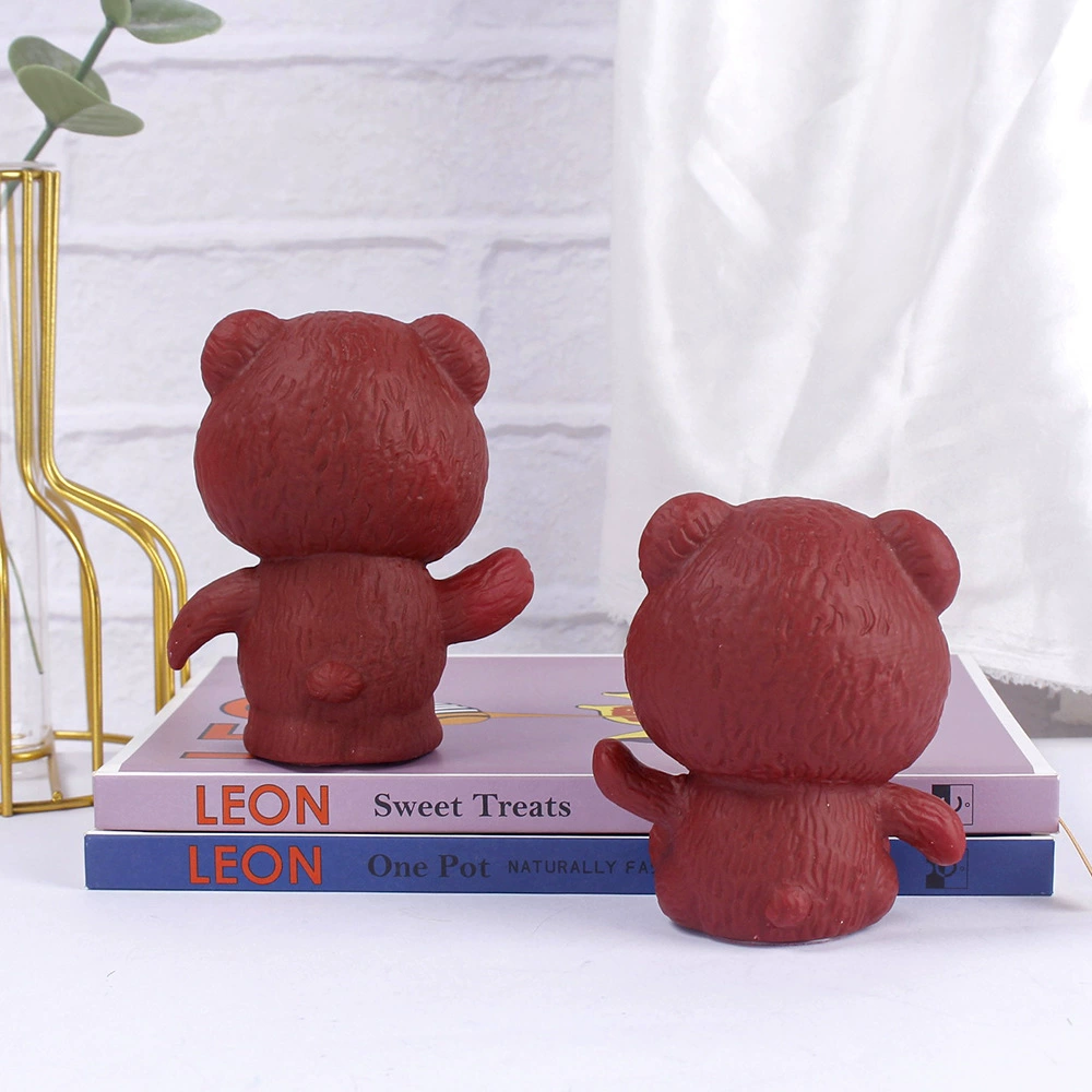 Cartoon strawberry plastic, posture corrector, dessert decorations, doll, internet celebrity