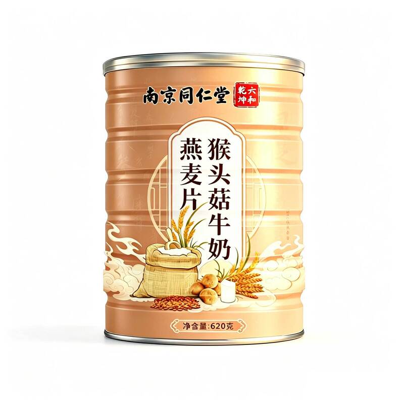 Nanjing Tongrentang Hericium Milk Oatmeal Wholesale Meal Replacement Breakfast Powder Corn Paste Lotus Root Powder Multigrain Porridge