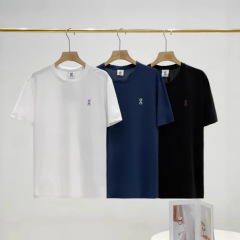 OnApa メンズ アイスシルク 速乾性 ラウンドネック Tシャツ 半袖 アウトドア フィットネス スポーツ クール トップス ドロップシッピング