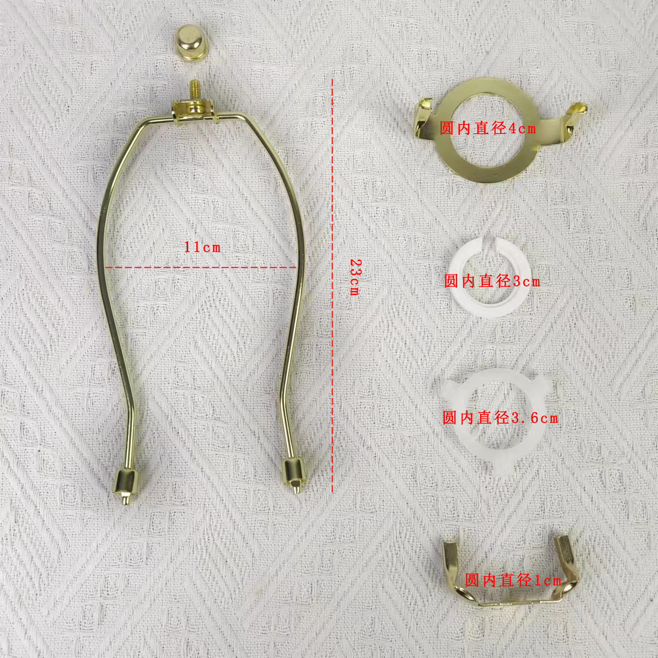 Xianfan transfronteriza eBay oro y plata electrochapado cuerno estante americano soporte lámpara de mesa piso decoración pantalla Harvard estante