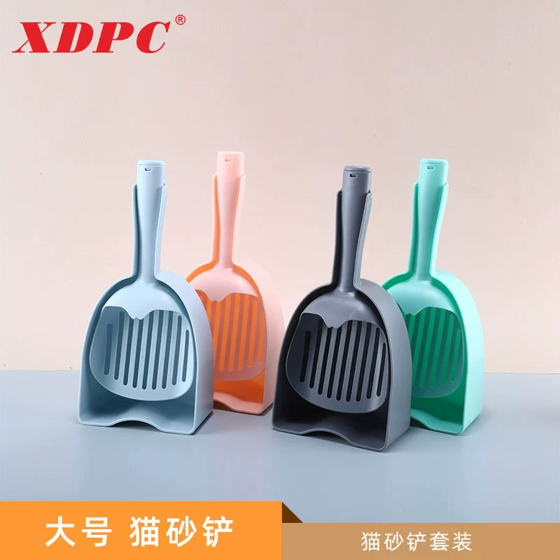 Лопата для кошачьего туалета большая полая длинная ручка Лопата для кошачьего туалета с большим отверстием фильтр для кошачьих экскрементов моющие средства для кошек