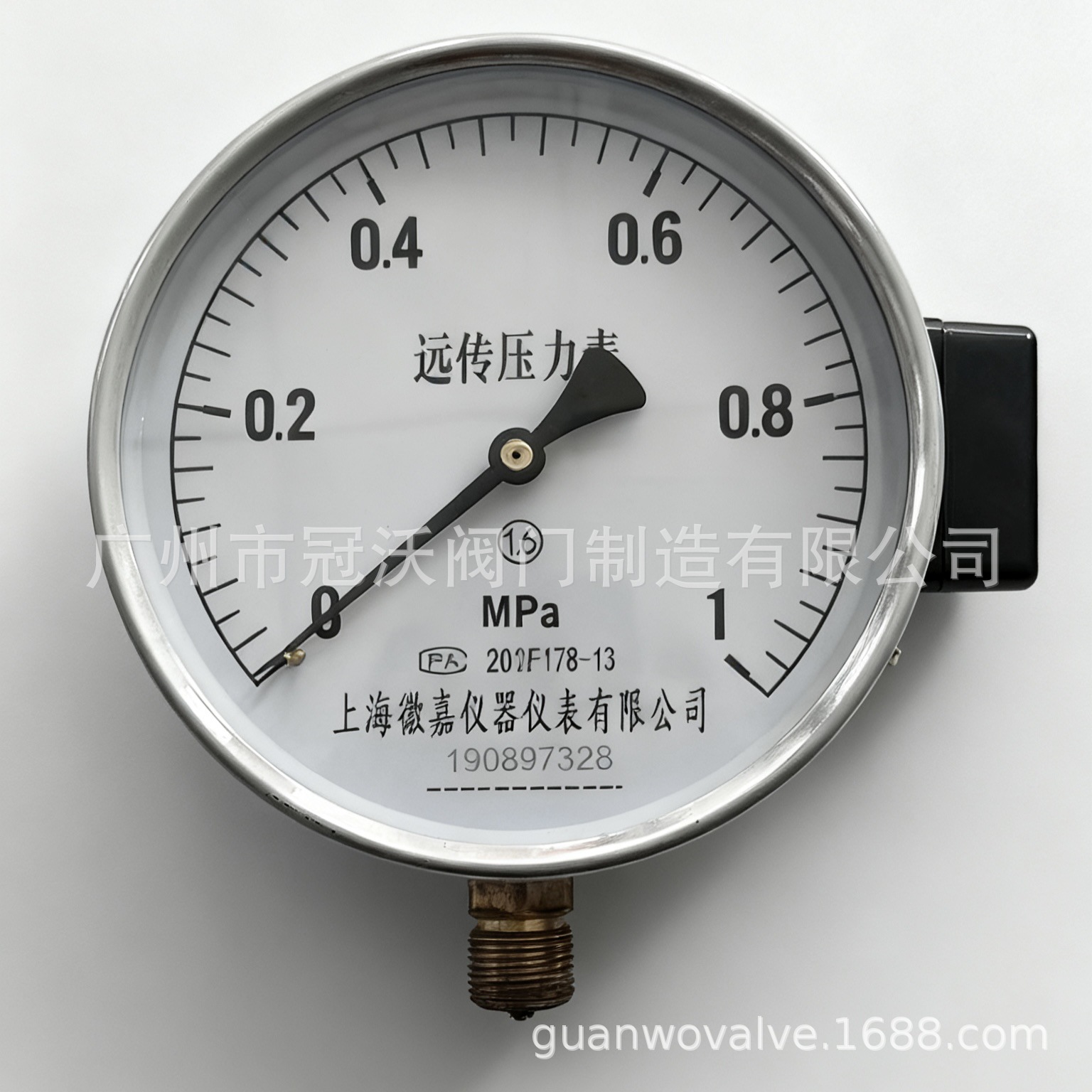 远传压力表 YTZ-150电阻远传压力表 恒压供水远程配变频器压力表