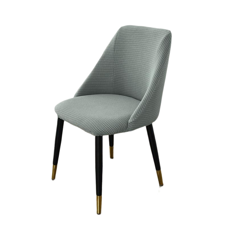 Cubierta de silla de comedor semicircular de grano de maíz simple moderno, respaldo de mesa de comedor para el hogar, funda de silla universal para cuatro estaciones, hogar