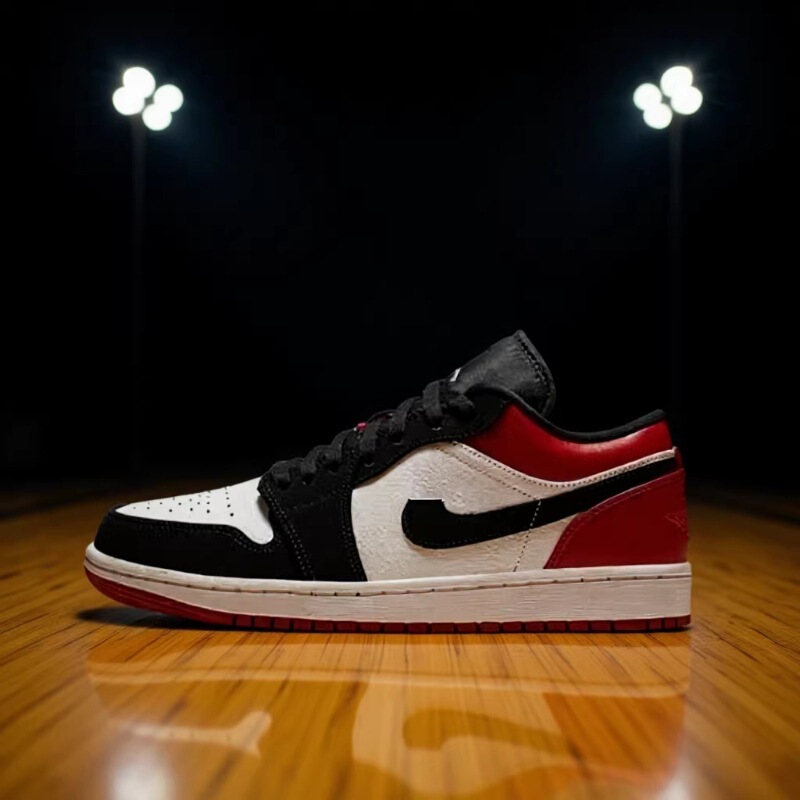 Putian Pure Original Shoes Aj1 Nike Official Men's Shoes Low-Top Black Red Toe Men's and Women's Couple Sports Classic Casual Sneakers Putian Pure Original Shoes Aj1 Nike Official Men's Shoes Low-Top Black Red Toe Men's and Women's Couple Sports Classic Casual Sneakers