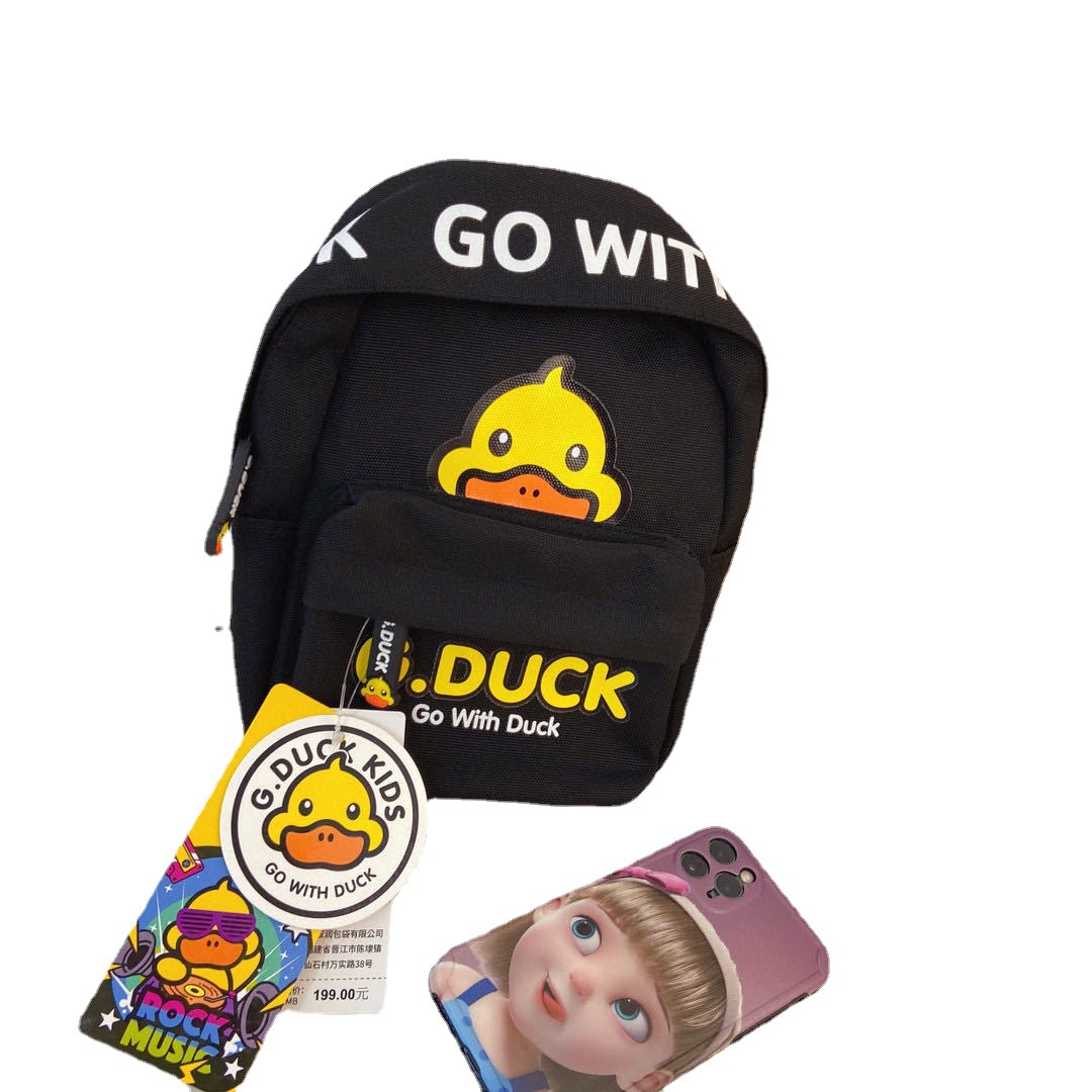 Harrow Little Yellow Duck Breast Bag Fall 2023 Kids Boys Girls Cartoon Shoulder Bag Little Kids Belt Bag