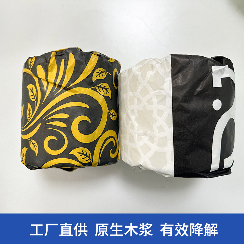Gabinete de exportación papel higiénico rollo hueco papel embalaje independiente papel higiénico fábrica Comercio exterior rollo de papel con núcleo al por mayor