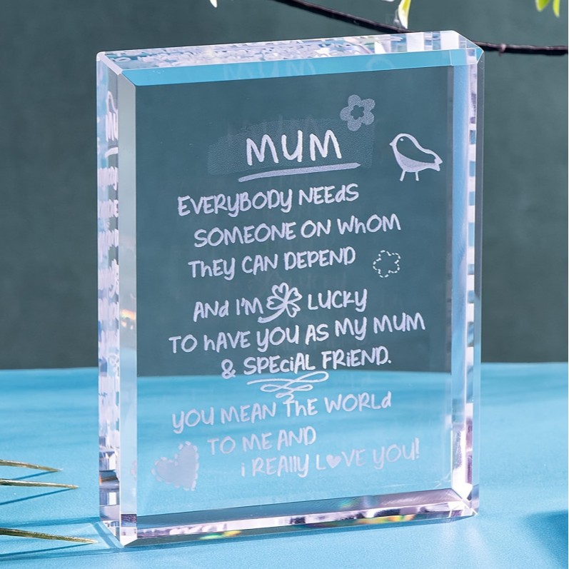 Decoración acrílica transfronteriza inwind decoración de escritorio acrílico transparente marca de graduación regalos de Navidad