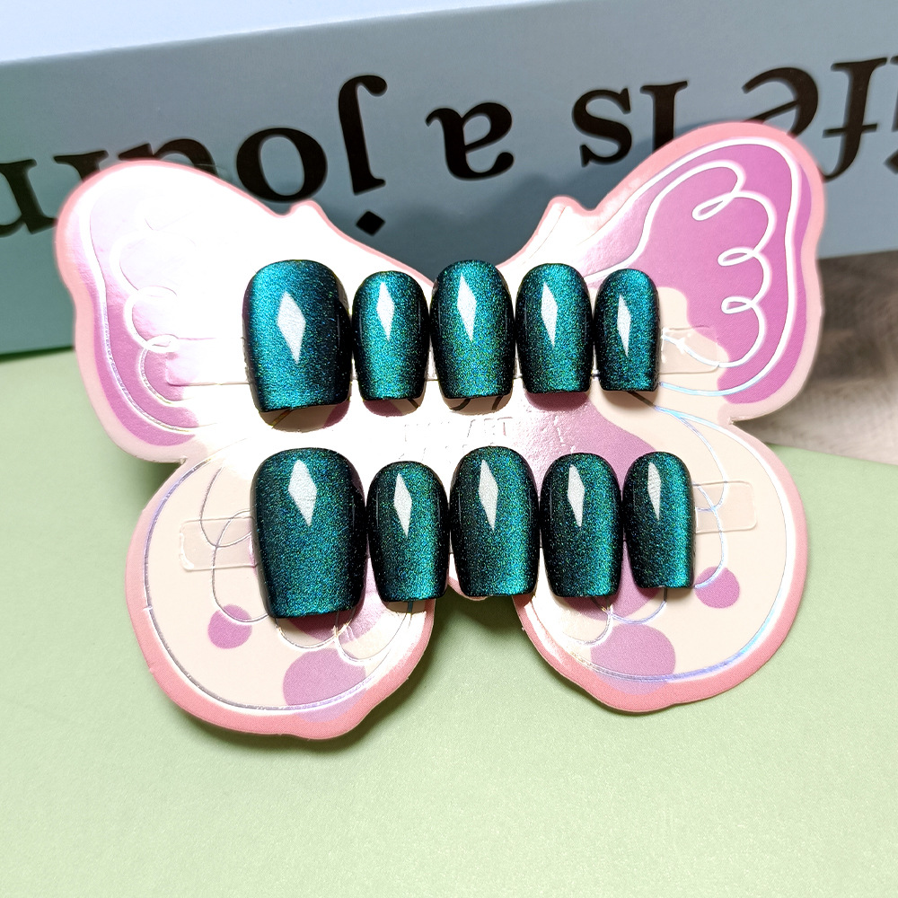 10 piezas de uñas para niños adolescentes, uñas para adolescentes lindas, uñas para niños de 12 - 18 años de edad