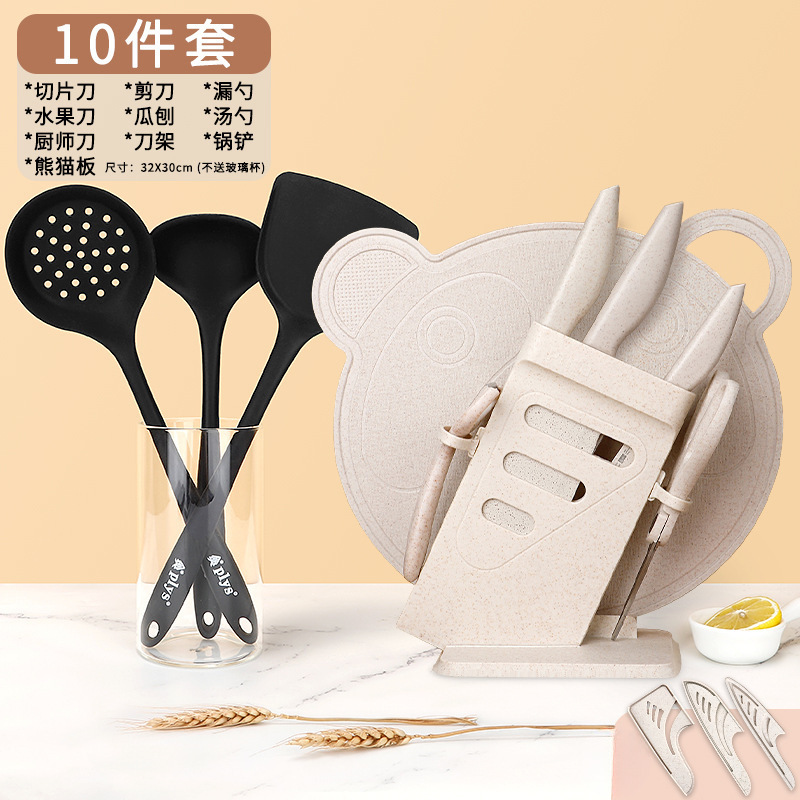 Kit de cuchillos para bebés, herramientas para bebés, cuchillos de cocina, tablero de cocina 2 en 1, cuchillo de cocina, tablero de corte de frutas
