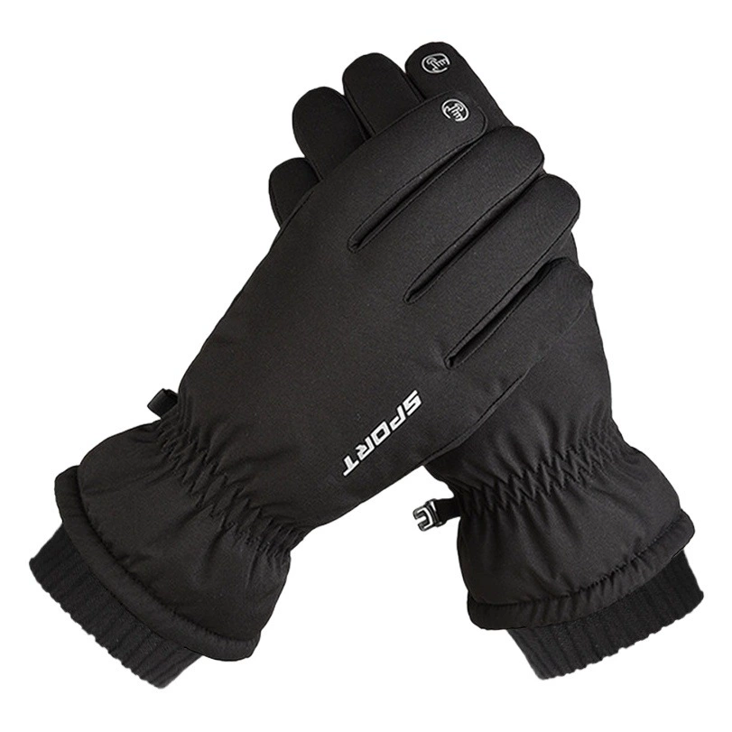 Вниз хлопок лыжные теплые перчатки нескользящие перчатки с сенсорным экраном на складе оптом анти-брызг верховой езды перчатки производителей