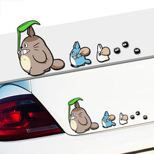 龙猫个性车贴划痕遮挡搞笑汽车贴纸卡通可爱动漫车身装饰车门全车