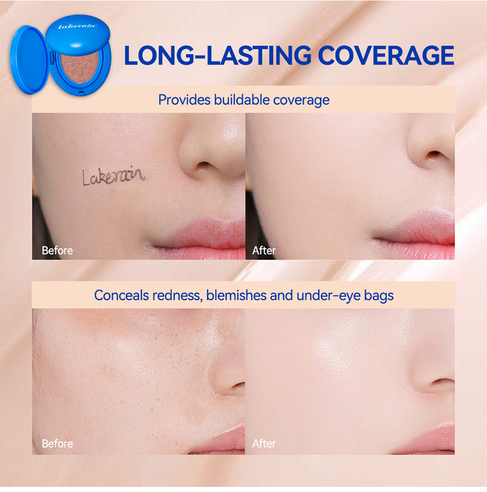 lakerain Blue Cushion Foundation Semi-matte Cushion Foundation Liquid Item Picture