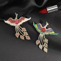 Новый феникс сплав ювелирных изделий Yiwu Аксессуары Грудж Дракон Брошь Женский высокий элегантный ретро элегантный