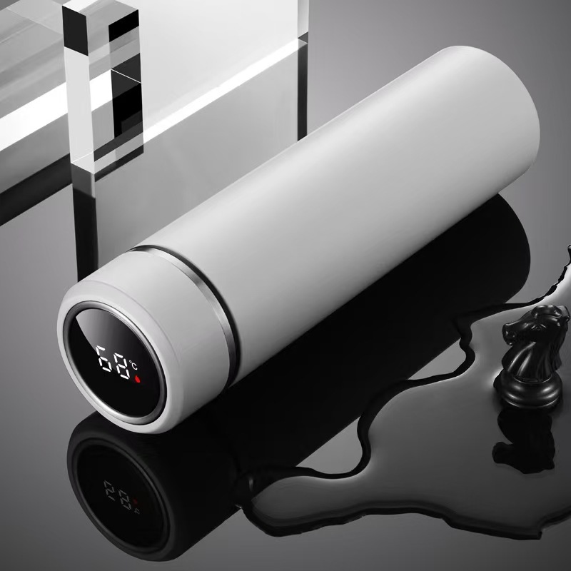 Taza de agua inteligente 316 de acero inoxidable 304 Taza recta de separación de té Regalo unisex Vaso de agua con aislamiento de letras de negocios