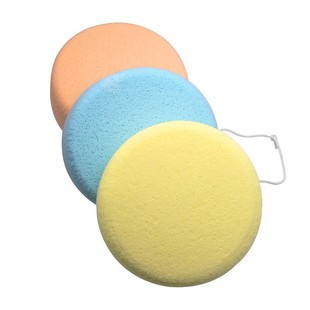 Hydrophilic Colorful Pva Baby Bath Ball, Hand-Polished Edge Foaming Ball, Ultra-Soft High-Density Sponge for Face Washing