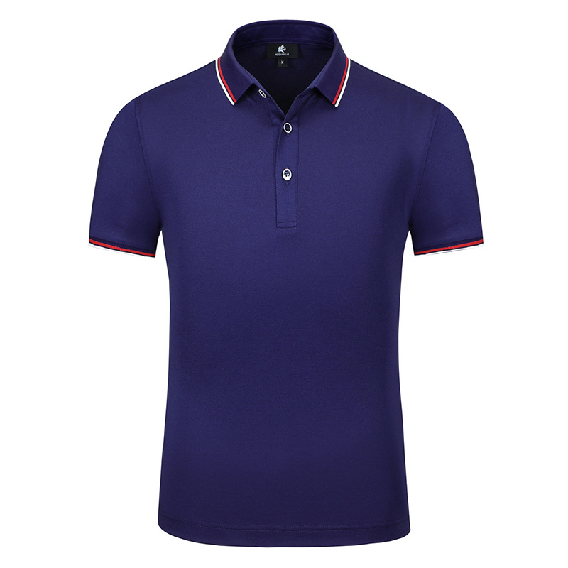 40 camisas de trabajo de manga corta con cuello, de alta gama, para empresas, polos bordados, uniformes de trabajo en grupo, camisetas personalizadas para el verano