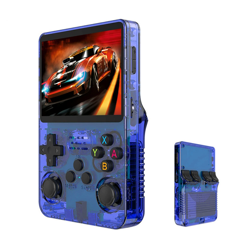 Ручная игровая консоль R36S, ретро портативная, 64/128 ГБ, мульти-цвета, стиль 3.5 дюйма
