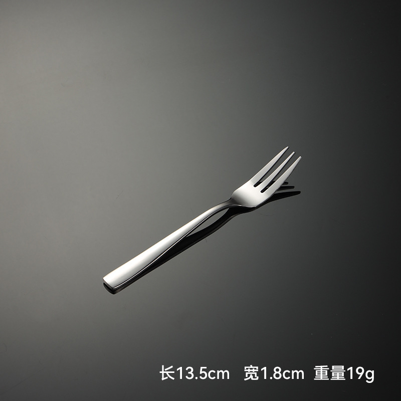 イーンステンレス鋼角ハンドル洋食器ナイフ、フォーク、スプーンギフト C007 マルチ仕様布ホイール研磨ステーキナイフクロスボーダー|undefined