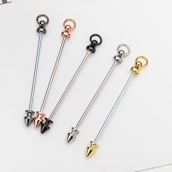 Cross-border Metal Bullet Stud Stud Screw Removable DIY Beaded Keychain Accessories Stud Stud Metal Stud