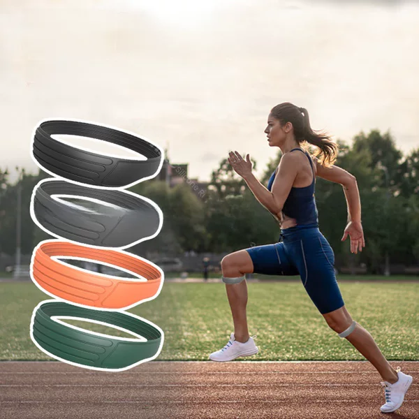 Cross-Border New Product Silicone Tendon Support Silicone Belt Upgraded Silicone Non-Slip Sports Knee Pads Shock Absorption Stable Patella