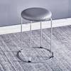 Household round stool Plastic table stool simple, fashionable high round stool square stool thickened steel band clothing leather noodle stool
