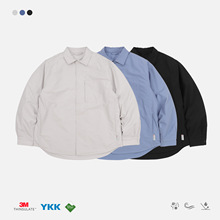 TRS男装丨25AW3M新雪丽G60轻量化保暖棉服夹棉防泼水衬衫外套男