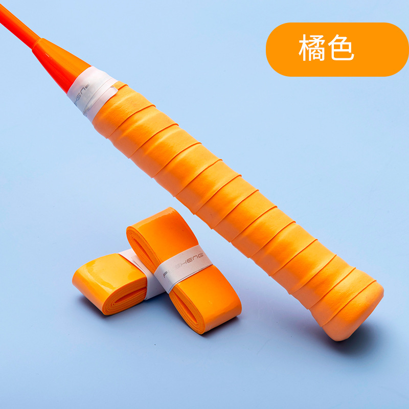 马卡龙色耐用无孔平面手胶粘性防滑吸汗带薄款缠绕带握把胶批发|undefined