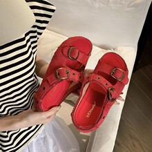 ��Ͱ���ɫ��Ƥ��ײ�����ЬŮ2025�ļ����e�ٴ�Ƥ���ۛ���Ů�⴩