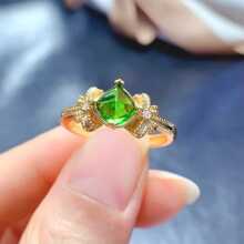 ���N�ʌ������Y��ָŮ925�y�Ƕ��Ȼ͸�xʯ�������ָ�h���°ٴ�