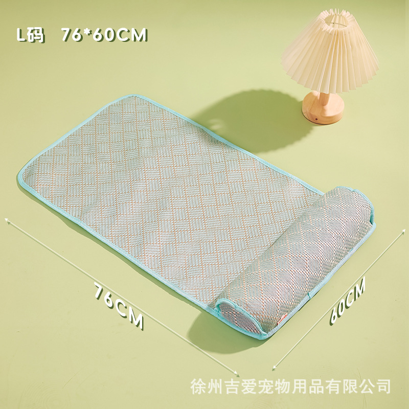 사각 금선 등나무 매트 L 사이즈 [76*60cm  15kg 이내]