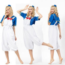 唐老鸭万圣节化妆舞会派对酒吧COSPLAY动漫男女情侣海军水手服装