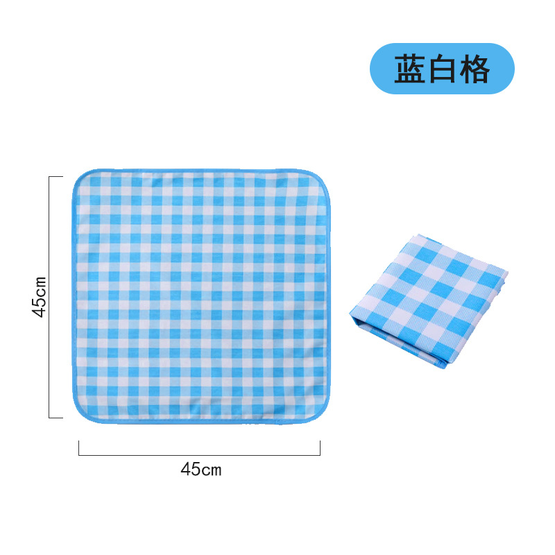 파란색과 흰색 체크