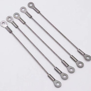 Customized Stainless Steel Wire Rope, Pressed Stainless Steel Terminal, Rubber-Coated Wire Rope, Lifting Wire Rope, Galvanized