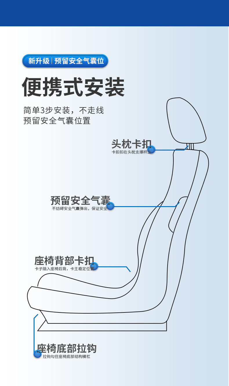 Summer Car Ventilated Seat Cushion Refrigeration Blower Seat Cushion Summer Ice Silk Breathable Truck Cooling Cushion with Whistle