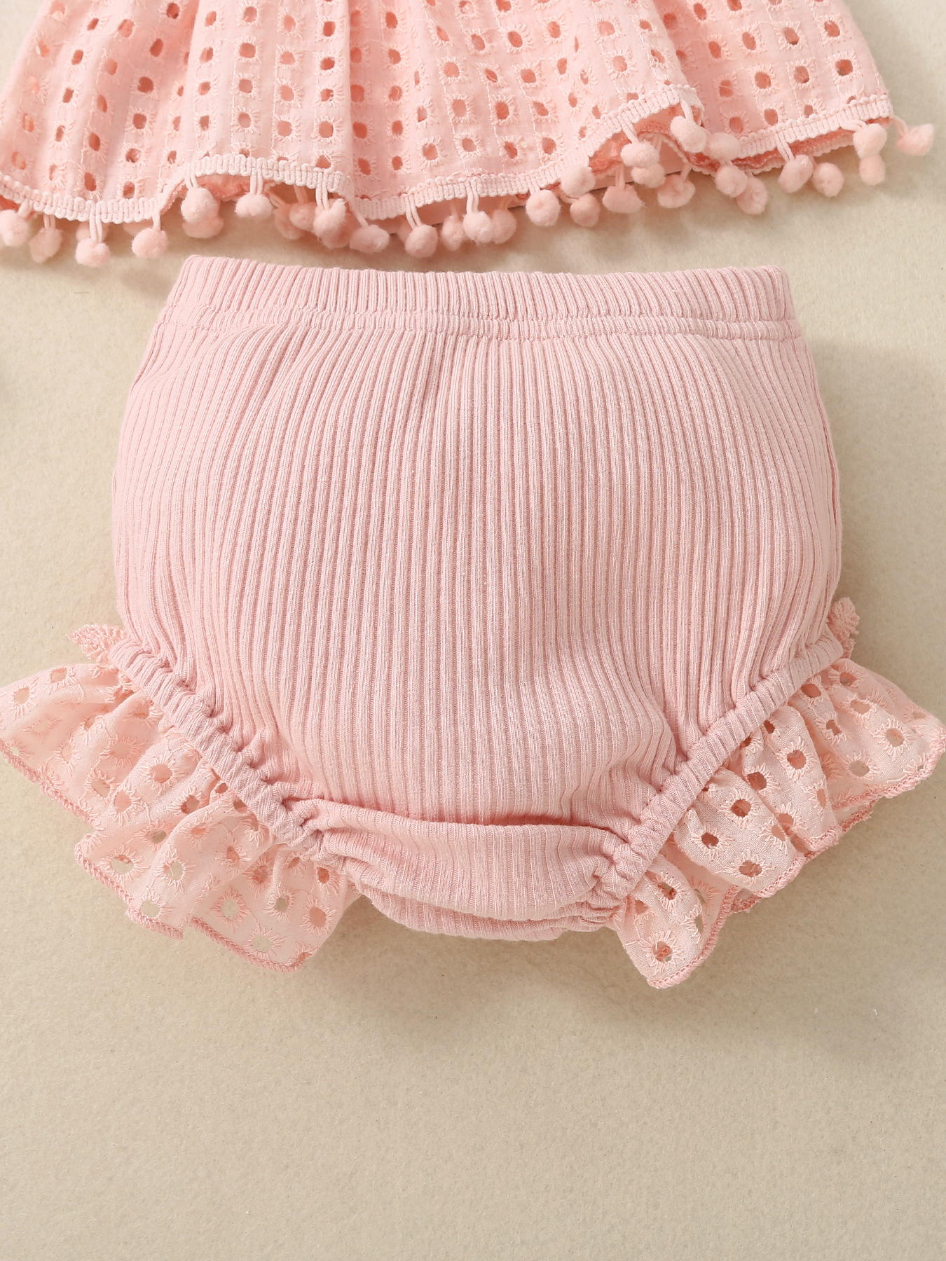 Regular Fit Fit Type Classic Style Solid Color Cotton Girls Clothing Sets