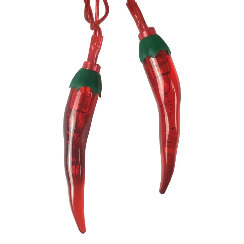 LED luces de colores de pimienta roja luces de cadena luces intermitentes Año Nuevo Navidad vacaciones decoración atmósfera luces Año Nuevo decoración del hogar iluminación