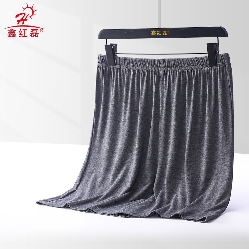 Summer Short Men's Pajama Pants, Thin Summer Shorts, Ice Silk Home Pants for Sleeping, Loose Cotton Silk Home Pants