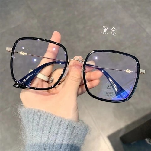 Cross-border AliExpress European and American glasses, anti-blue light personality, cat eye flat mirror  new glasses, frame batch