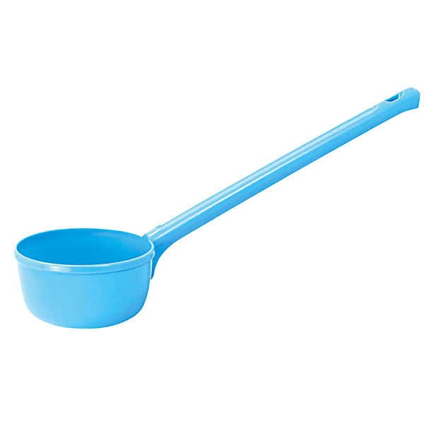 厂家进口灿孚蓝色塑料PP勺61-3310-01长柄勺