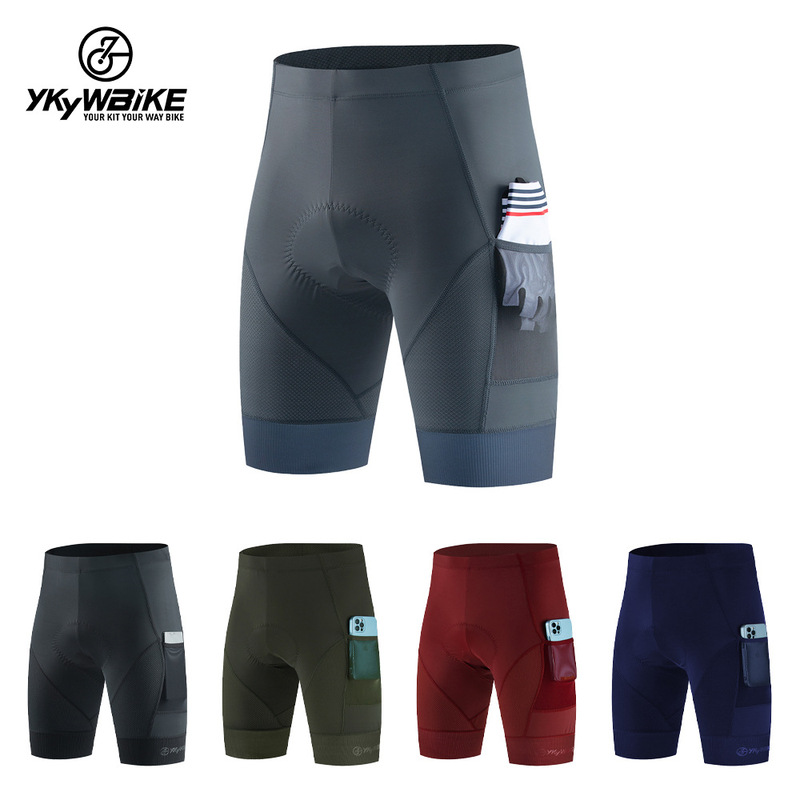 Cross-Border Amazon Best-Selling Summer Cycling Shorts, Breathable, Sweat-Absorbent, Portable, Professional Sponge Cushion Men's Cycling Pants