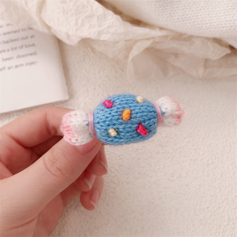 Corazón de la niña de color punto dulce broche de cabello lindo otoño invierno color lateral broche broche broche toque de cabello