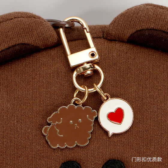 A generation of metal dog chain buckle lobster buckle zinc alloy key chain hardware accessories rotary buckle universal buckle small hanging