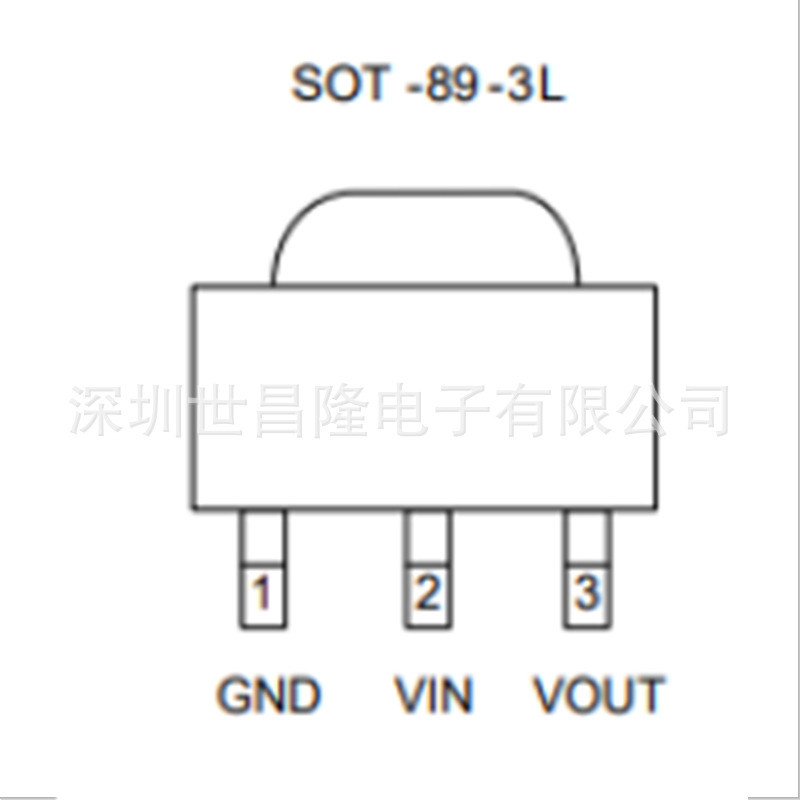 CL7550P3M 芯联IC  150mA 低功耗LDO稳压器  SOT-89-3L